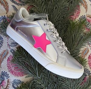 Vintage Havana Women's Grande Sneakers in Washed Silver/Pink Mix